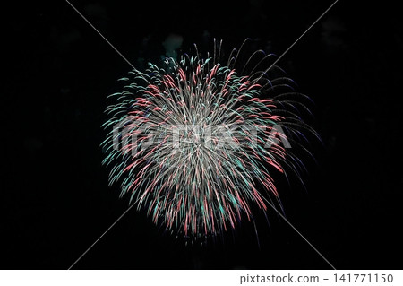 Fireworks blooming in the night sky Fireworks blooming in the night sky 141771150