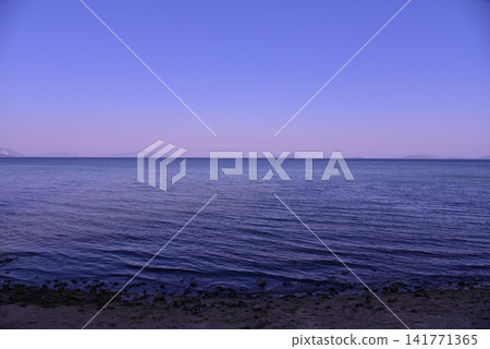 A fantastical landscape, a view from the seaside, an abstract landscape, a horizon, background material. A fantastical landscape, a view from the seaside, an abstract landscape, a horizon, background material. 141771365