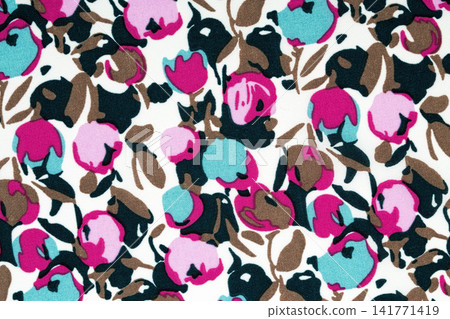 Fabric in abstract pattern a background Fabric in abstract pattern a background 141771419