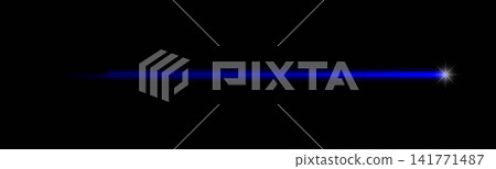 Abstract blue laser light beam Abstract blue laser light beam 141771487