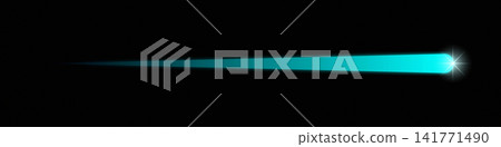 abstract cyan energy light beam with bright glow on black background abstract cyan energy light beam with bright glow on black background 141771490
