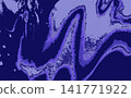 Abstract Marble Vector Blue Background. 141771922