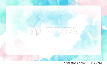 A simple frame background with transparent watercolor and glass morphism. A simple frame background with transparent watercolor and glass morphism. 141772600