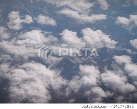 Aerial View of Clouds from Above. Aerial View of Clouds from Above. 141772888