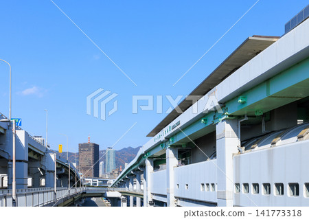 Kobe Port Liner Port Terminal Station Kobe Port Liner Port Terminal Station 141773318
