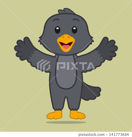 Vector image of a raven Vector image of a raven 141773684