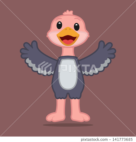 Vector image of an ostrich Vector image of an ostrich 141773685