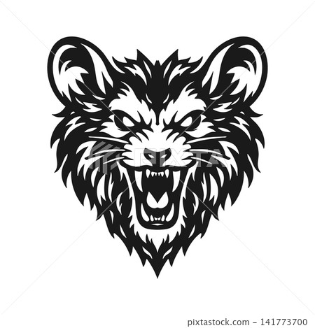 Vector tribal mouse logo Vector tribal mouse logo 141773700