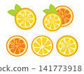 orange, vector, fruit 141773918
