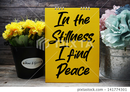 In The Stillness, I find Peace Quotes Of Inspiration And Motivation 141774301