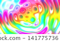 background with fluid liquid mixing liquid color waves 141775736