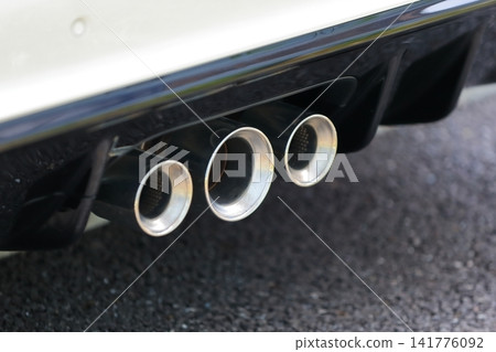 Automobile muffler image Automobile muffler image 141776092