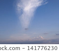 清爽的藍天白雲背景素材 / 藍天白雲，造型獨特（留有大量文字空間） 141776230