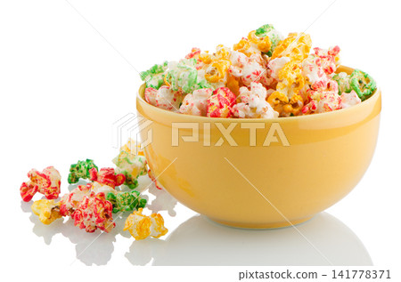 Bowl of popcorn Bowl of popcorn 141778371