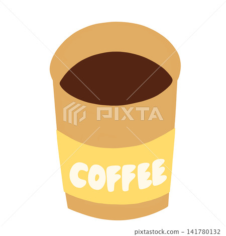 Coffee in a paper cup Coffee in a paper cup 141780132