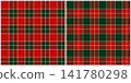 red and green tartan seamless pattern vector pattern background design for fabric textile wrapping paper wallpaper tablecloths kitchen decor apparel print-on-demand products digital background 141780298