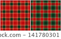 green and red tartan seamless pattern vector pattern background design for fabric textile wrapping paper wallpaper tablecloth kitchen decor apparel print-on-demand products digital background 141780301