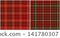 red and green tartan seamless pattern vector pattern background design for fabric textile wrapping paper wallpaper tablecloth decor print on demand product digital background 141780307