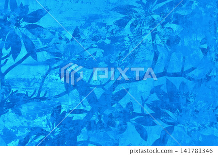 美麗的蛋花剪影,熱帶背景插圖 美麗的蛋花剪影,熱帶背景插圖 141781346