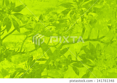 美麗的蛋花剪影，熱帶背景插圖 141781348