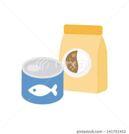 緊急食品、罐頭食品和醃製食品的插圖;用於災害準備、儲備和疏散準備的扁平化設計圖示素材。 緊急食品、罐頭食品和醃製食品的插圖;用於災害準備、儲備和疏散準備的扁平化設計圖示素材。 141781452