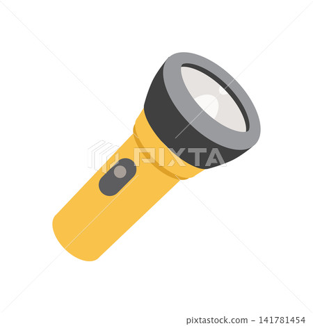 Illustrations of flashlights and handheld lights - Flat design icon material for disaster preparedness, power outage countermeasures, and evacuation preparations. Illustrations of flashlights and handheld lights - Flat design icon material for disaster preparedness, power outage countermeasures, and evacuation preparations. 141781454