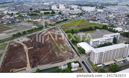 Aerial view of Ebina Aerial view of Ebina 141782653
