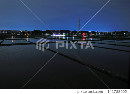Sunrise scenery in Ebina Sunrise scenery in Ebina 141782905