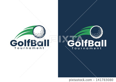 Modern Golf Ball Motion Logo with Dynamic Speed Trail for Sports Club Branding Vector Modern Golf Ball Motion Logo with Dynamic Speed Trail for Sports Club Branding Vector 141783080