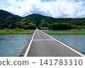 在四萬十川的Sada定居橋 141783310