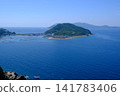 從休息區的觀景台上看到的柏島（位於高知縣）。 141783406