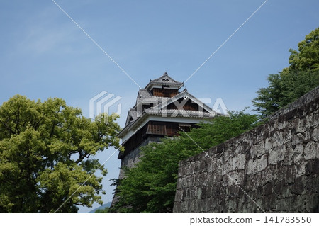 熊本城飯田丸五重塔(地震前) 熊本城飯田丸五重塔(地震前) 141783550
