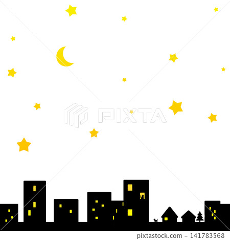 夜空無縫圖案 A-1 夜空無縫圖案 A-1 141783568
