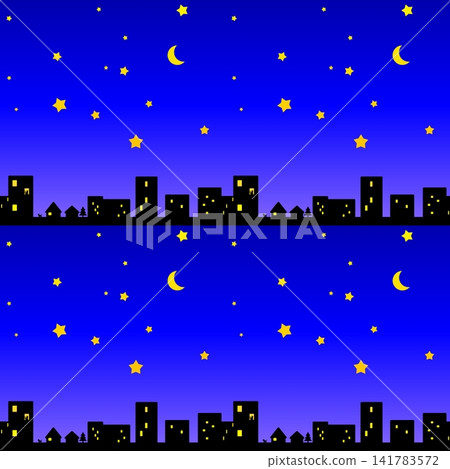 Seamless pattern of the night sky B-2 Seamless pattern of the night sky B-2 141783572