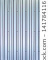 Metal striped wall 141784116