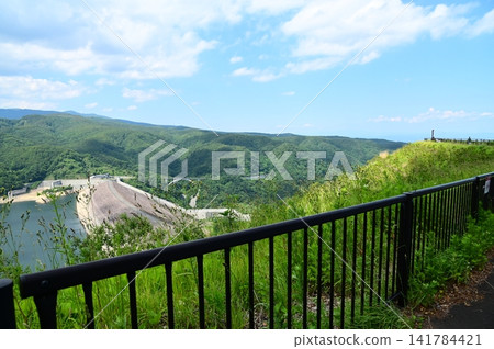 View from Oshu Lake Observation Deck (Izawa Dam) View from Oshu Lake Observation Deck (Izawa Dam) 141784421