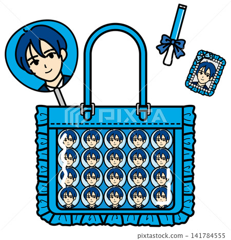 <Fan Activities> Fan Activities Goods Set (Male - Blue) <Fan Activities> Fan Activities Goods Set (Male - Blue) 141784555