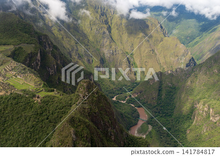 Urubamba river valley Urubamba river valley 141784817