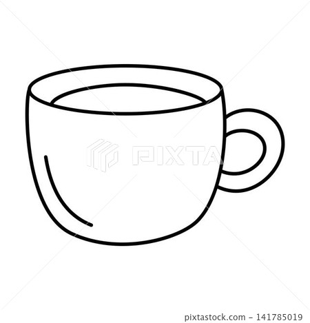 coffee cup coloring page for kids activity coffee cup coloring page for kids activity 141785019