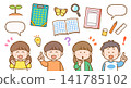 Learning icons and illustrations for elementary school students | Learning and independent research projects 141785102