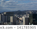A distant view of Sendai city and the Ou Mountains. 141785905