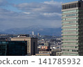 View from in front of Sendai Station and Izumigatake Mountain 141785932