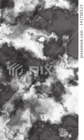 High-contrast abstract background material with black and white watercolor inks spreading out like clouds. High-contrast abstract background material with black and white watercolor inks spreading out like clouds. 141786523
