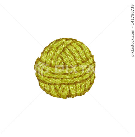 [Yarn Ball] Hand Embroidery Illustration Material 141786739