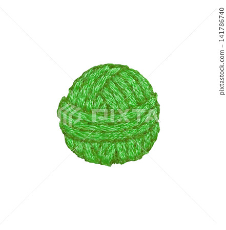 [Yarn Ball] Hand Embroidery Illustration Material 141786740