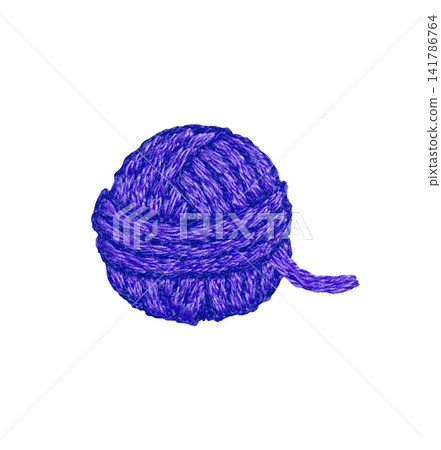 【毛線球】手工刺繡插畫材質 【毛線球】手工刺繡插畫材質 141786764