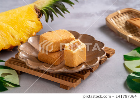 Pineapple Cake Dessert Pineapple Pastry Mid-Autumn Festival pineapple cake pastry パイナップルケーキ Pineapple Cake Dessert Pineapple Pastry Mid-Autumn Festival pineapple cake pastry パイナップルケーキ 141787364