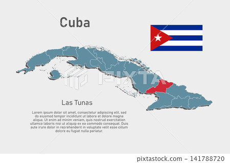 Vector map of Cuba - Las Tunas Province Vector map of Cuba - Las Tunas Province 141788720