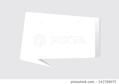 Speech bubble blank frame, text quote box, message Speech bubble blank frame, text quote box, message 141789075