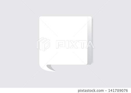 Speech bubble blank frame, text quote box, message Speech bubble blank frame, text quote box, message 141789076
